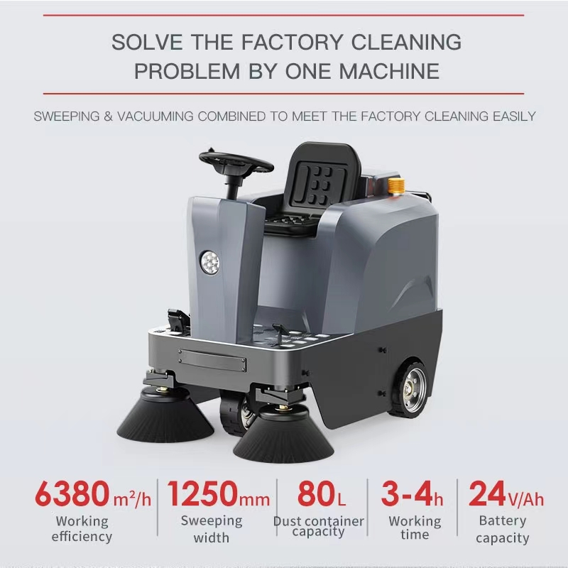HS-12 Ride On Floor Sweeper